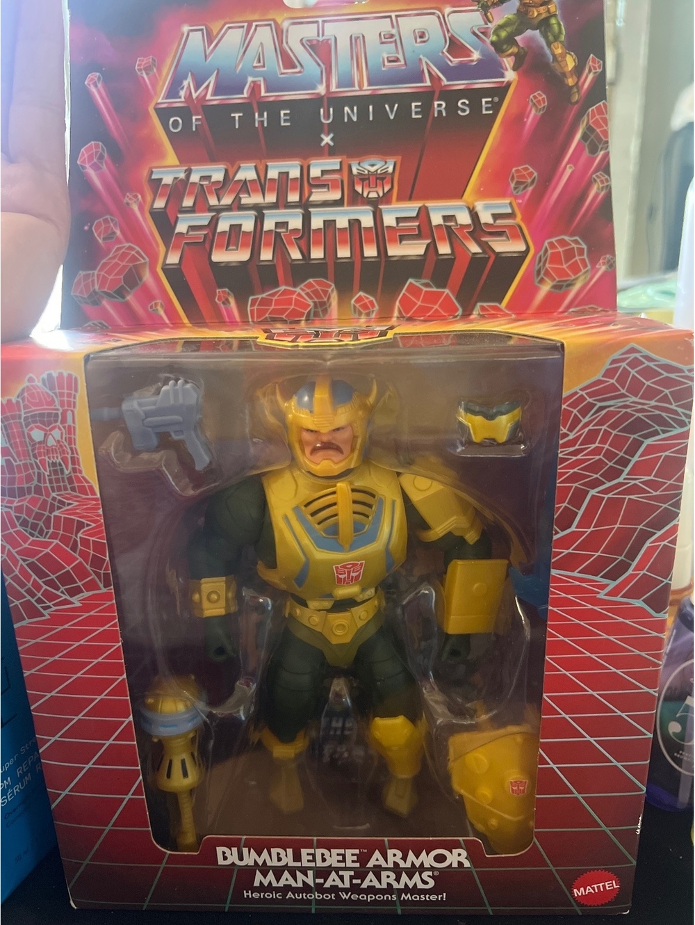 Mattel Masters of the Universe x Transformers Bumblebee Armor Man-At-Arms (New)